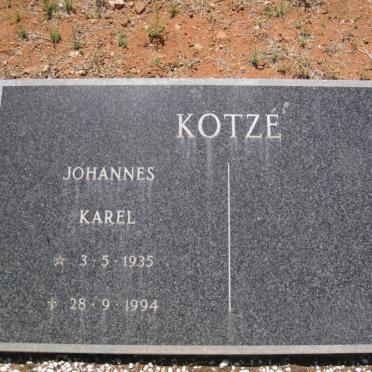 KOTZÉ Johannes Karel 1935-1994