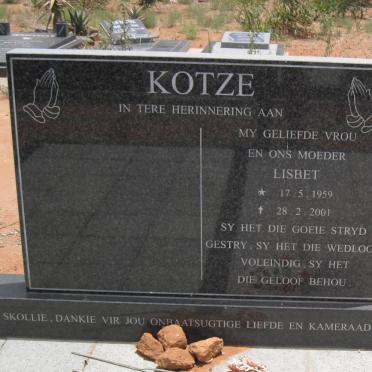 KOTZE Lisbet 1959-2001