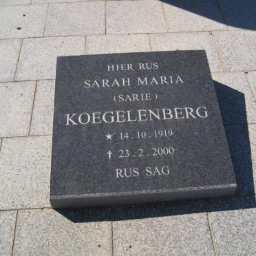 KOEGELENBERG Sarah Maria 1919-2000
