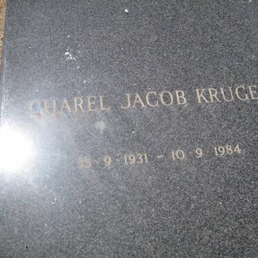 KRUGER Charel Jacob 1931-1984