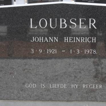 LOUBSER Johann Heinrich 1921-1978