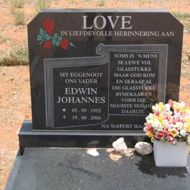 LOVE Edwin Johannes 1952-2006