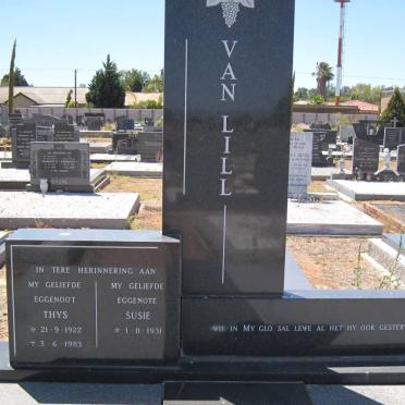 LILL Thys, van 1922-1983 &amp; Susie 1931-
