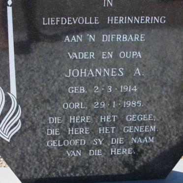LOUW Johannes A. 1914-1985