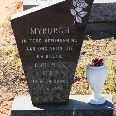 MYBURGH Philippus Albertus 1978-1978