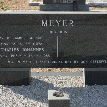 MEYER Charles Johannes 1918-1985