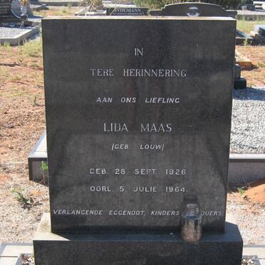 MAAS Lida nee LOUW 1926-1964