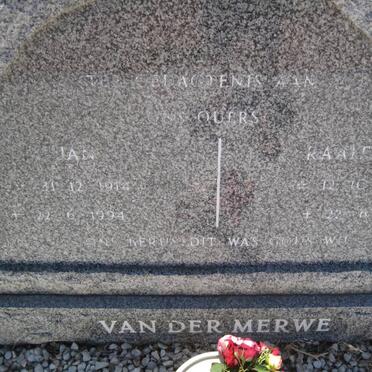 MERWE Jan, van der 1914-1994 &amp; Raaltjie 1929-1994