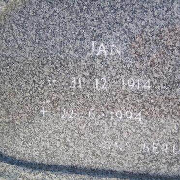 MERWE Jan, van der 1914-1994 &amp; Raaltjie 1929-1994