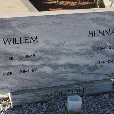 MOUTON Willem 1916-1995 &amp; Hennah 1920-2004