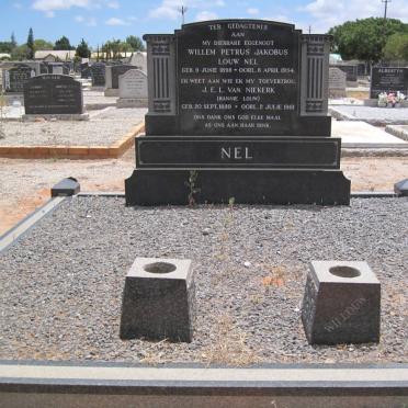 NEL Willem Petrus Jakobus Louw 1898-1954 &amp; J.E.L. VAN NIEKERK 1899-1981