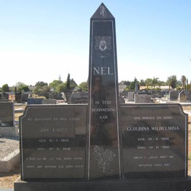NEL Jacob Carel 1908-1988 &amp; Glaudina Wilhelmina 1904-1992