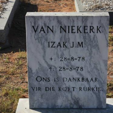 NIEKERK Izak J.M., van 1978-1978
