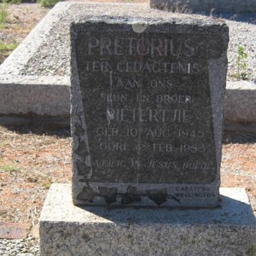 PRETORIUS Pietertjie 1945-1953