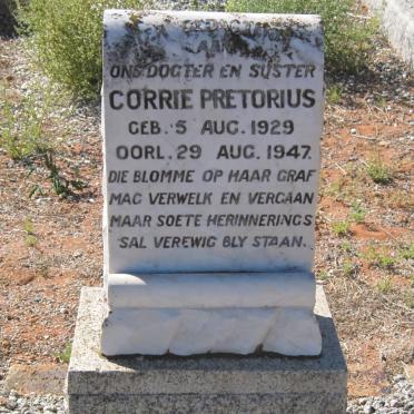 PRETORIUS Corrie 1929-1947