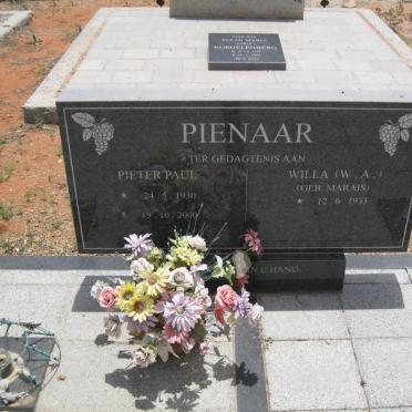 PIENAAR Pieter Paul 1930-2000 &amp; W.A. MARAIS 1933-