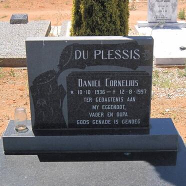 PLESSIS Daniel Cornelius, du 1936-1997