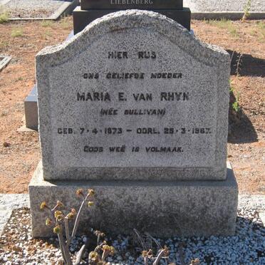 RHYN Maria E. nee SULLIVAN 1873-1967