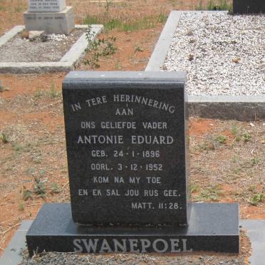 SWANEPOEL Antonie Eduard 1896-1952