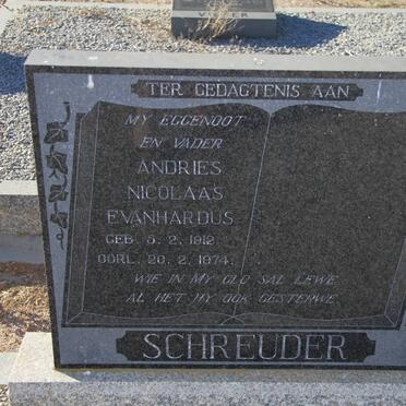 SCHREUDER Andries Nicolaas Evanhardus 1912-1974