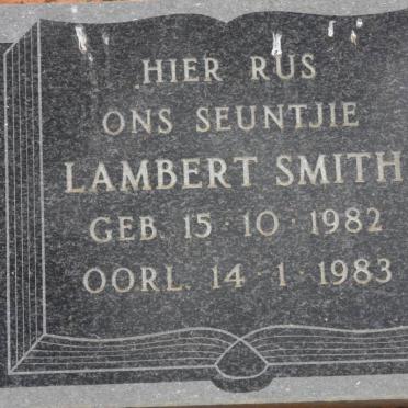 SMITH Lambert 1982-1983