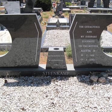 STEENKAMP Aletta H. 1916-1990