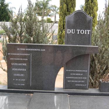 TOIT Guillaume Johannes, du 1938-1998