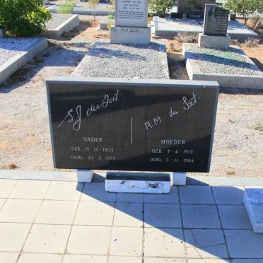 TOIT S.J., du 1903-1975 &amp; A.M. 1917-1984 :: TOIT S.P., du 1948-1994
