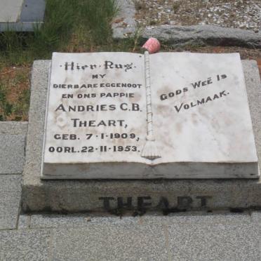 THEART Andries C.B. 1909-1953