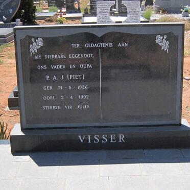 VISSER P.A.J. 1926-1992