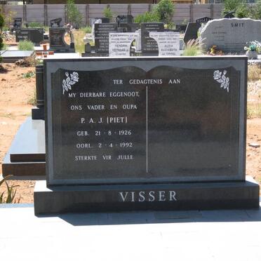 VISSER P.A.J. 1926-1992
