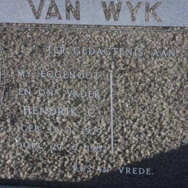 WYK Hendrik C., van 1929-1982