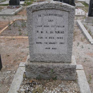 WAAL P.M.A.. de 1882-1957