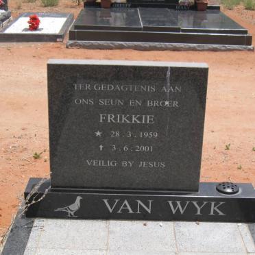 WYK Frikkie, van 1959-2001