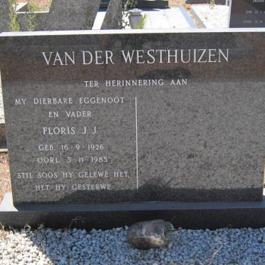 WESTHUIZEN  Floris J.J., van der 1926-1985