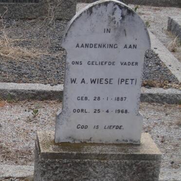 WIESE W.A. 1887-1968