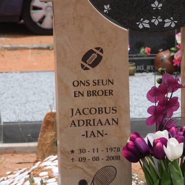 WIESE Jacobus Adriaan 1978-2008