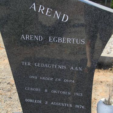 WAAL Arend Egbertus 1913-1976 &amp; Engela Johanna Maria KOTZE 1916-1972 