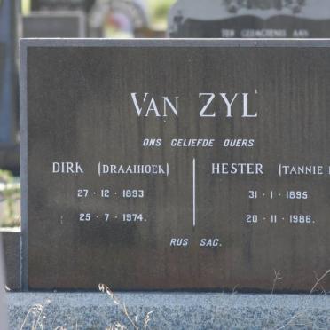 ZYL Dirk, van 1893-1974 &amp; Hester 1896-1986