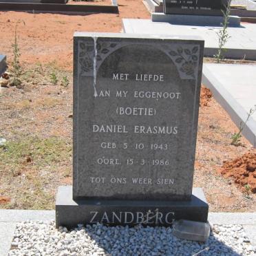 ZANDBERG Daniel Erasmus 1943-1986