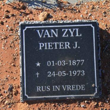 ZYL Pieter J., van 1877-1973