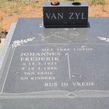 ZYL Johannes Frederik, van 1937-1996