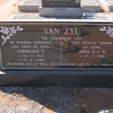 ZYL Cornelius, van 1914-1988 &amp; Anna G.C.W. 1918-