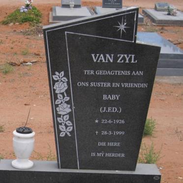 ZYL J.F.D., van 1926-1999