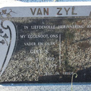ZYL Gert N., van 1909-1979