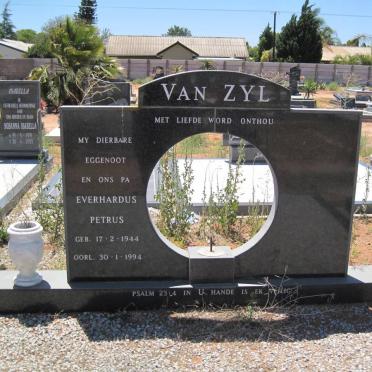 ZYL Everhardus Petrus, van 1944-1994