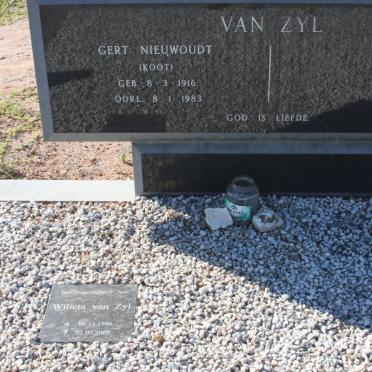 ZYL Gert Nieuwoudt, van 1916-1983  :: VAN ZYL Wilieta 1946-2009