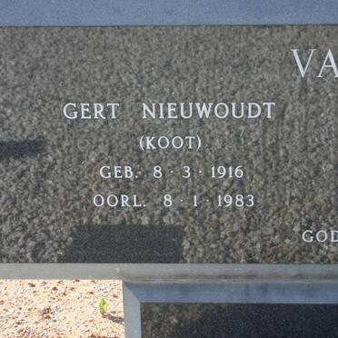 ZYL Gert Nieuwoudt, van 1916-1983  