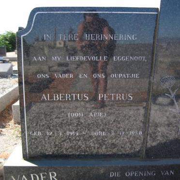 ZYL Andries Petrus, van 1915-1968