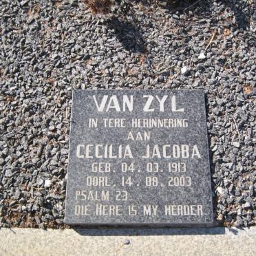 ZYL Gert N., van 1912-1969 :: VAN ZYL Cecilia Jacoba 1913-2003